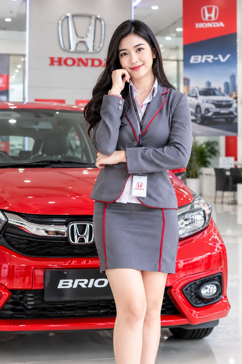 Ilustrasi AI Sales Consultant Honda